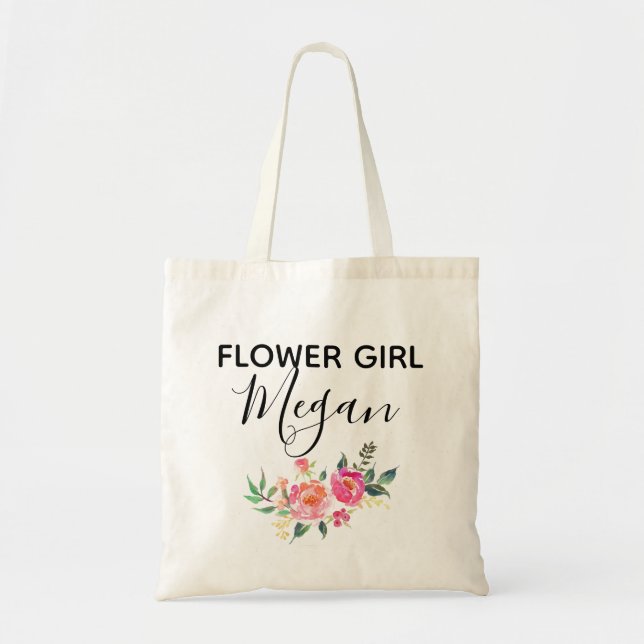 Bolso De Tela Florista (Frente)