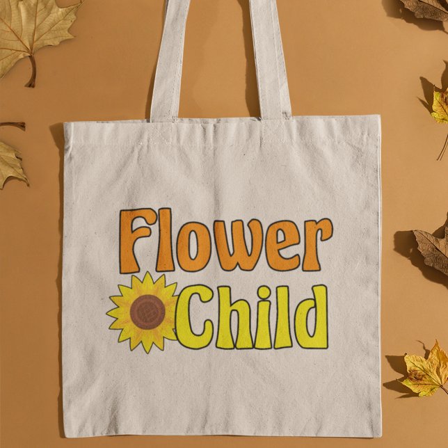 Bolso De Tela Flower Child Cute Hippie Sunflower 70 (Subido por el creador)