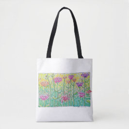 Bolso De Tela Flower Field