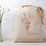 Bolso De Tela Flower Flower March Rust, mes de nacimiento person<br><div class="desc">Un hermoso y moderno ramo botánico de flores de Daffodill en un color rojizo de terracota representa el mes de nacimiento de marzo. El regalo ideal que muestra a tu persona favorita cuánto te importa. Perfecto para todas las ocasiones, incluyendo cumpleaños, mejores amigos, Día de la Madre, regalo de la...</div>