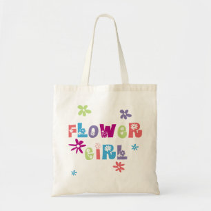 Bolso De Tela Flower Girl