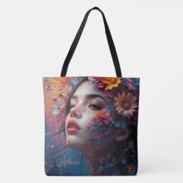 Bolso De Tela Flower Girl Fantasy
