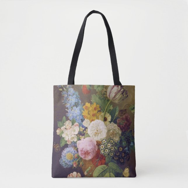 Bolso De Tela Flower Still Life by Jean Ulrich Tournier (Anverso)