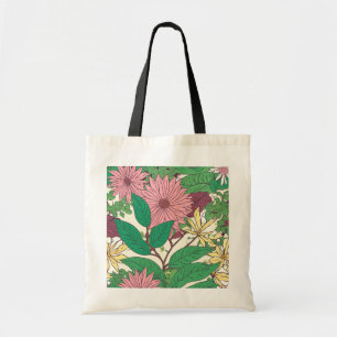 Bolso De Tela flowered cloth bag