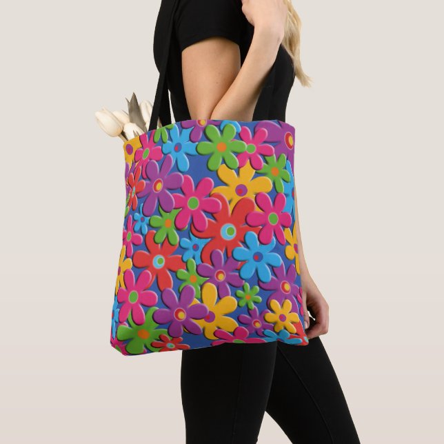 Bolso De Tela FlowerPower (Detalle)