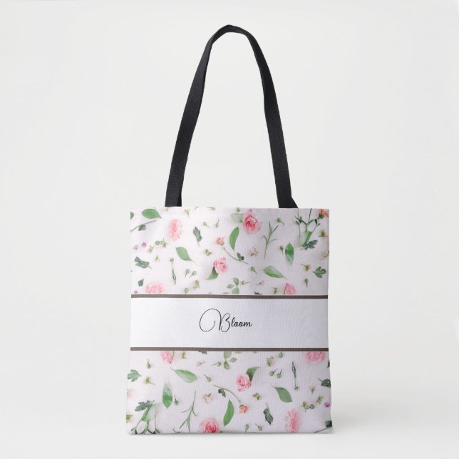 Bolso De Tela Flowers Bloom Tote Bag (Anverso)