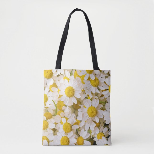 Bolso De Tela Flowers | Bunch of Chamomiles (Anverso)