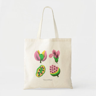 Bolso De Tela Flowers&fruits