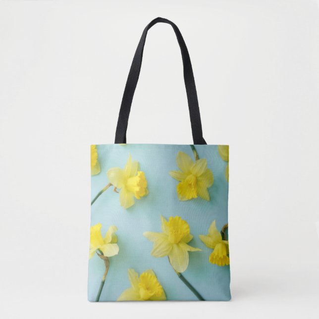 Bolso De Tela Flowers | Yellow Daffodils (Anverso)