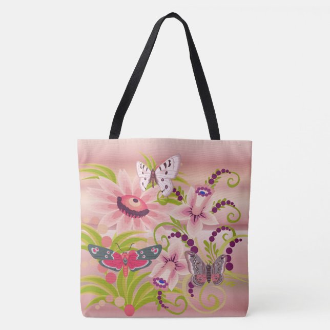 Bolso De Tela Fluctuación (Anverso)