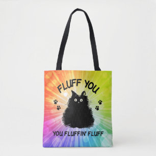 Bolso De Tela Fluff You Fluffin Fluff Kitty Cat