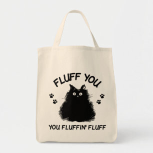 Bolso De Tela Fluff You Fluffin Fluff Kitty Cat