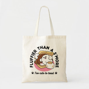 Bolso De Tela Fluffier Tha S’more - Perro y bollo de postre