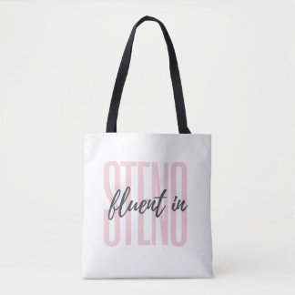 Bolso De Tela Fluido en tote del steno