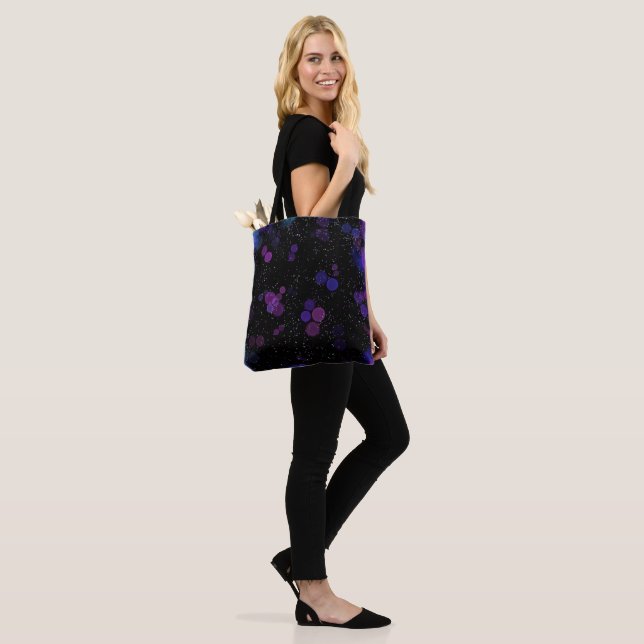 Bolso De Tela Flujo de Burbuja Cósmica (Puesto)