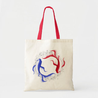 Bolso De Tela Flujo Marcial Abstracto Yin Yang Arte Marcial