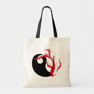 Bolso De Tela Flujo Marcial Sticker Abstracto YinYang de Arte Ma