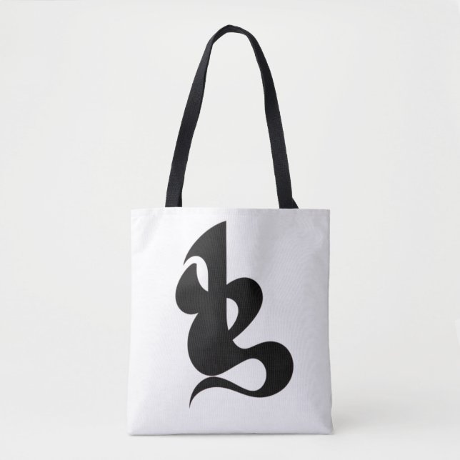 Bolso De Tela Flujo tribal místico (Anverso)