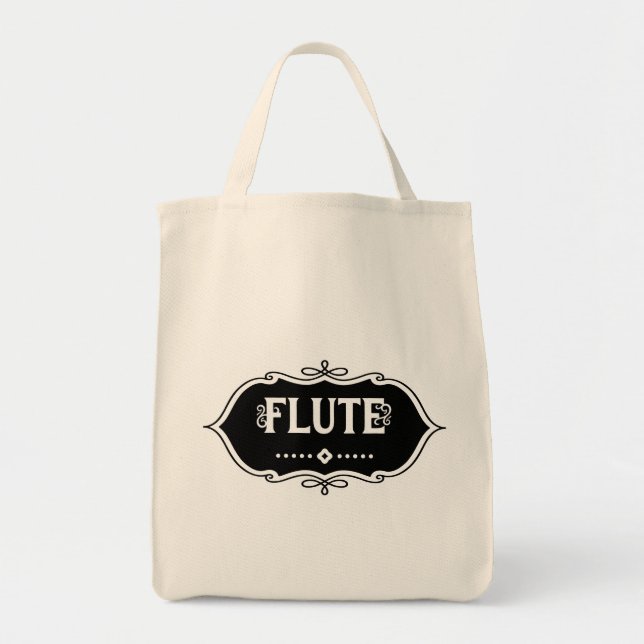 Bolso De Tela Flute Emblem (Frente)