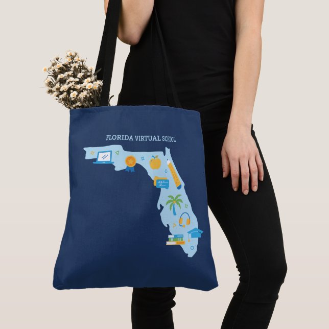 Bolso De Tela FLVS, Florida Tote Bag  (Detalle)