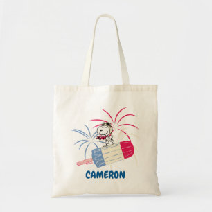 Bolso De Tela Flying Ace Snoopy on Ice Pop