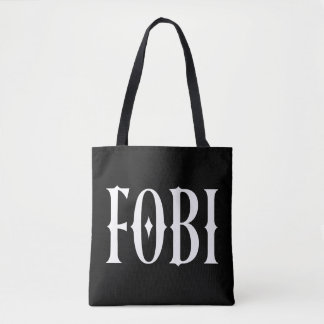 Bolso De Tela FOBI Miedo a ser incluido humor negro gótico