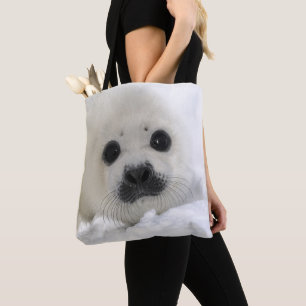 Bolso De Tela Foca de Groenlandia del bebé