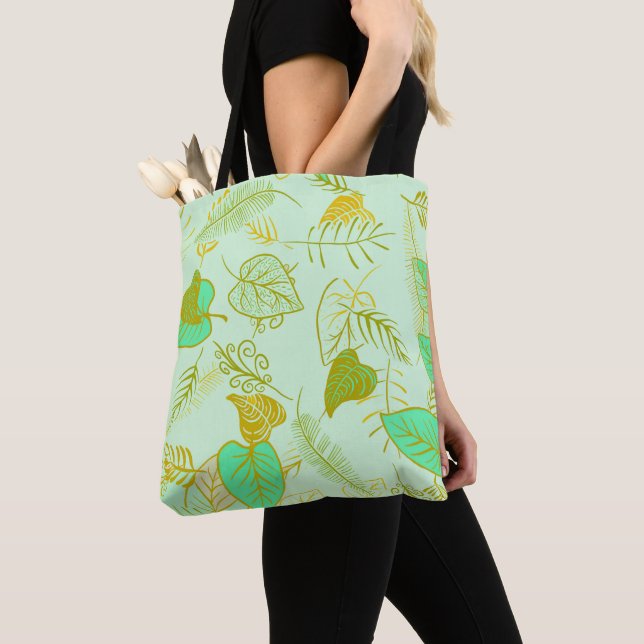 Bolso De Tela Foliage (Detalle)