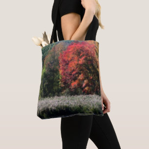 Bolso De Tela Foliage Caída Bordeando Un Efecto Orton Marsh