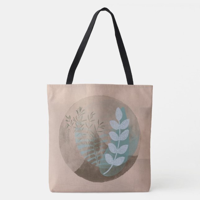 Bolso De Tela Foliage moderno (Anverso)