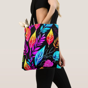 Bolso De Tela Foliage tropical: Arte de hojas