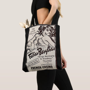 Bolso De Tela Folies Bergere y