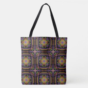 Bolso De Tela Folk de Carnaval de Medianoche