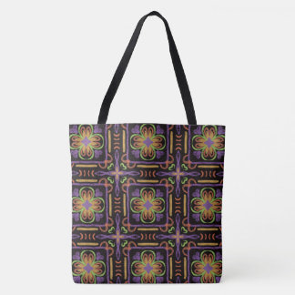 Bolso De Tela Folk de Carnaval de Medianoche