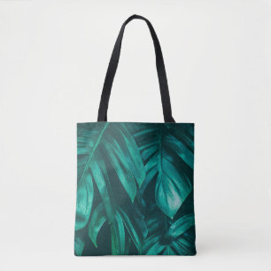 Bolso De Tela follaje de selva tropical, sombra natural de la ho