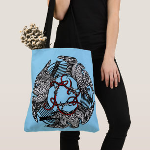 Bolso De Tela Folleto de antigüedades Tres halcones William de M