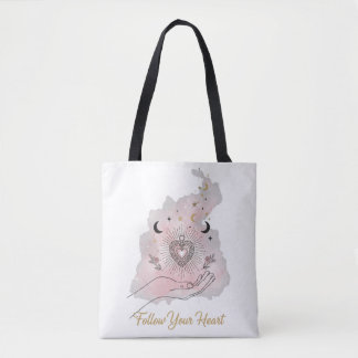 Bolso De Tela Follow Your Heart Personalised Tote Bag - Celestia