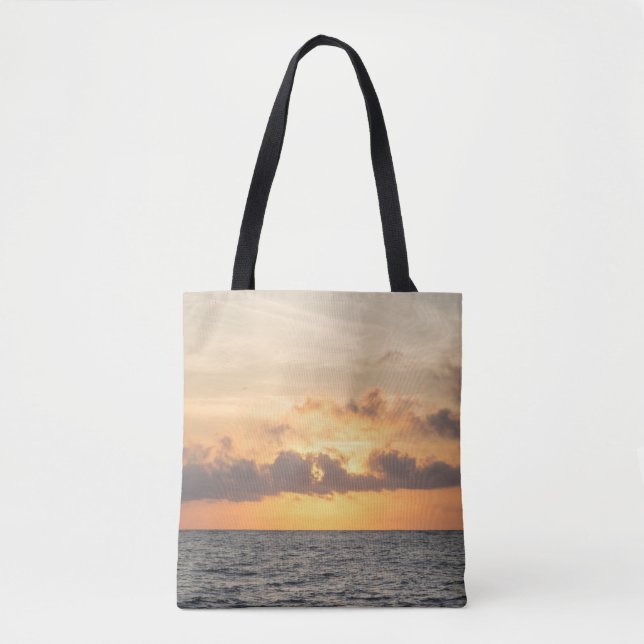 Bolso De Tela Folly Beach Morning (Anverso)