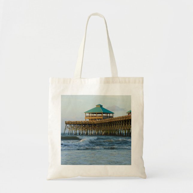 Bolso De Tela Folly Pier Morning (Frente)