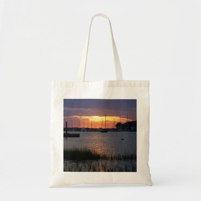 Bolso De Tela Folly River Sunset (Frente)