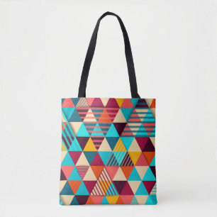 Bolso De Tela Fondo abstracto con formas triangulares. g moderno