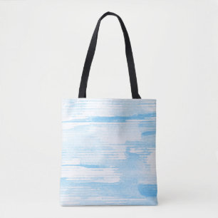 Bolso De Tela Fondo azul abstracto de la acuarela, textura. 2