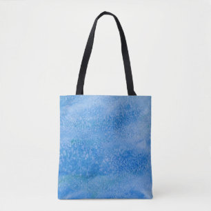 Bolso De Tela Fondo azul de la acuarela