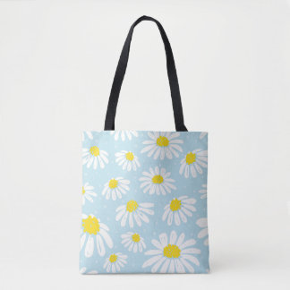 Bolso De Tela Fondo azul marrón blanco sin problemas