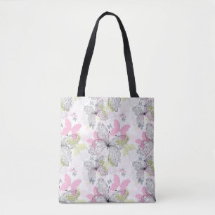 Bolso De Tela Fondo con la mariposa