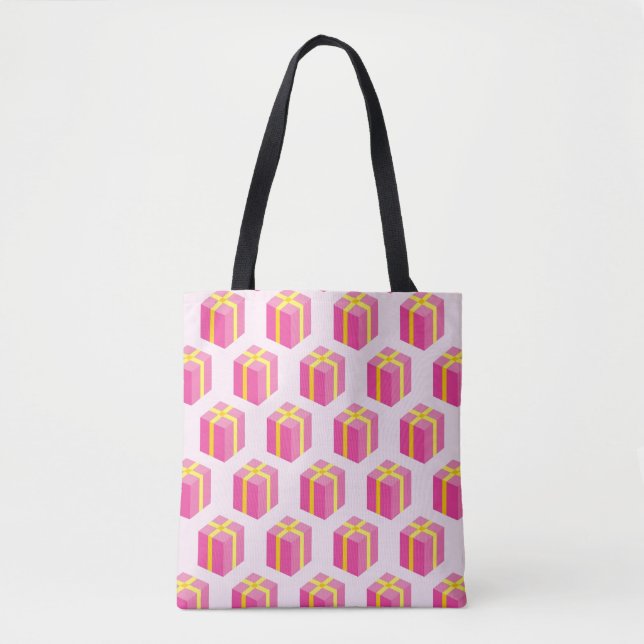 Bolso De Tela Fondo con los regalos (Anverso)