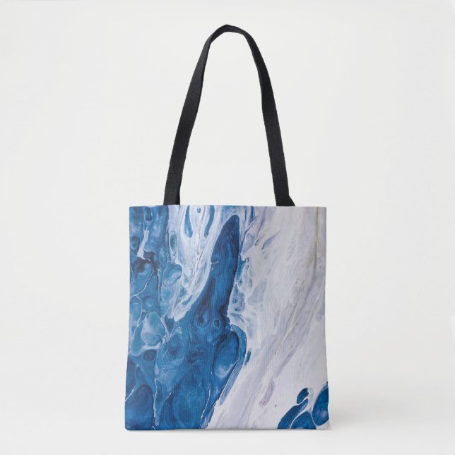 Bolso De Tela Fondo creativo abstracto pintado a mano, wallpap (Anverso)