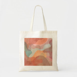 Bolso De Tela Fondo de Blobs Pastel Superpuestos Abstractos
