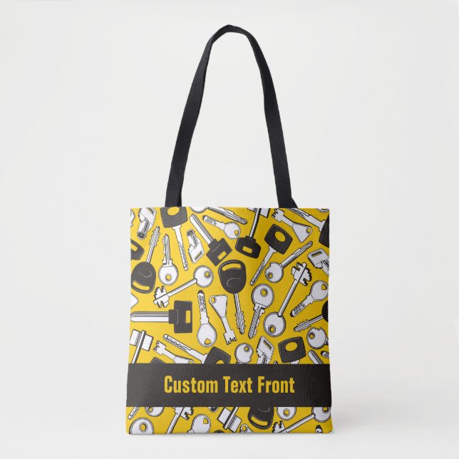 Bolso De Tela Fondo de conjunto de claves (Anverso)