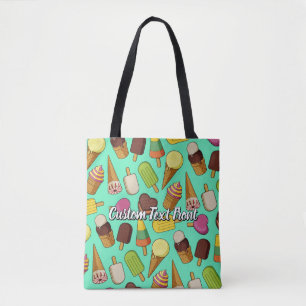 Bolso De Tela Fondo de Crema de Hielo